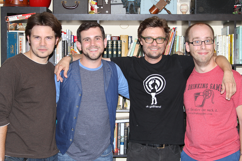 Comedy on Vinyl Podcast Episode 100 – Matt Lieberman Interviews Jason about his 1999 album Shoestrings – with Guests James Urbaniak and Alex Salem